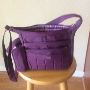 Lug crossbody purse